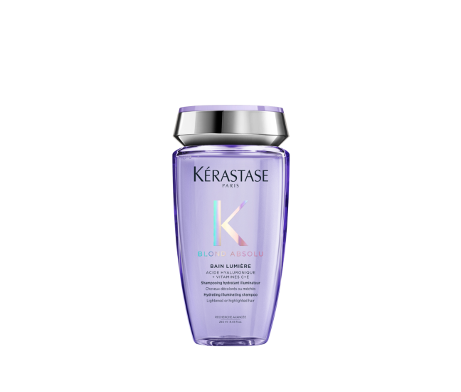 Le Bain Lumière Kérastase pour laver en douceur les cheveux blonds et décolorés.