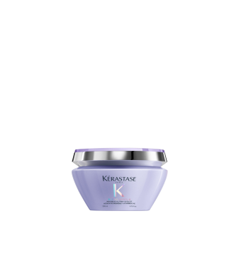 Le Masque Ultra-Violet Kérastase pour neutraliser les reflets jaunes indésirables des cheveux blonds.
