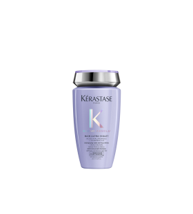 Le Bain Ultra-Violet Kérastase pour laver tout en retirant les reflets jaunes indésirables.