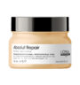 Masque Absolut Repair L’Oréal Professionnel, masque réparateur pour cheveux secs et abîmés qui nourrit la fibre et apporte douceur et brillance.