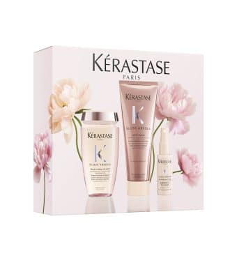 Le Coffret Gloss Absolu pour des cheveux brillants et sans frisottis.