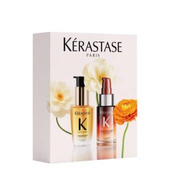 Le Coffret Duo Sérums Mini Héros pour redonner vie à vos cheveux secs.