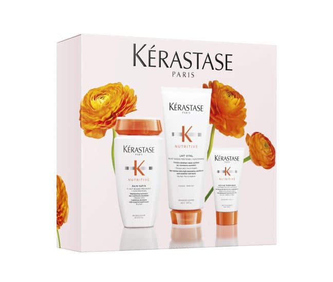 Le Coffret Nutritive pour hydrater et redonner vie aux cheveux secs à très secs.